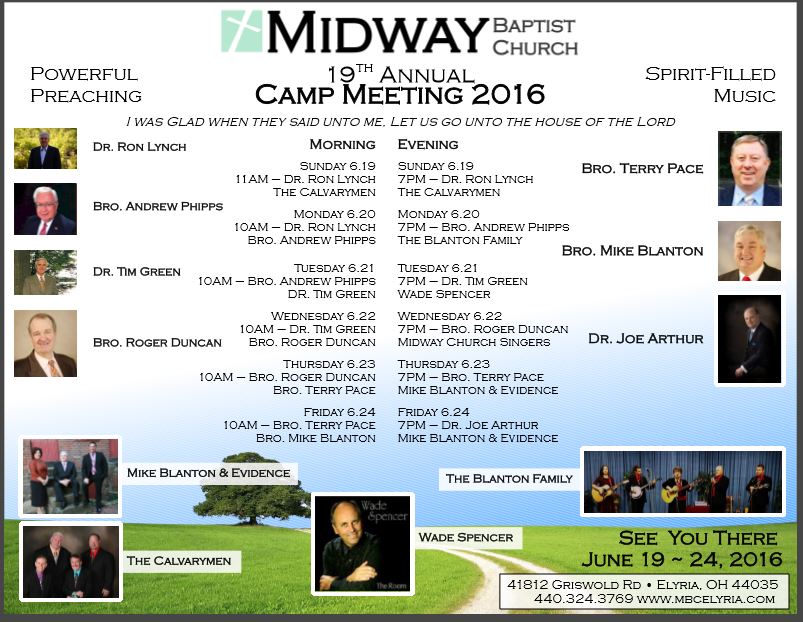 2016 Camp Meeting